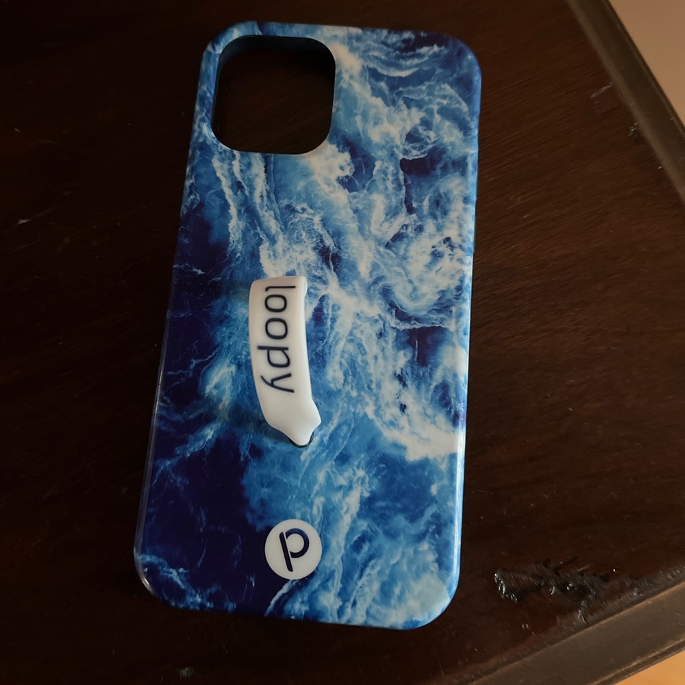 Ocean Blue Loopy Case for iPhone 12